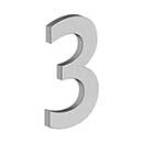 Deltana [RNB-3U32D] Stainless Steel House Number - B Series - #3 - Brushed Finish - 4" L