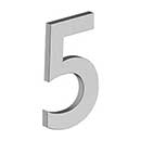 Deltana [RNB-5U32D] Stainless Steel House Number - B Series - #5 - Brushed Finish - 4&quot; L