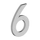 Deltana [RNB-6U32D] Stainless Steel House Number - B Series - #6 - Brushed Finish - 4" L