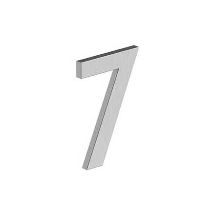 Deltana [RNB-7U32D] Stainless Steel House Number - B Series - #7 - Brushed Finish - 4&quot; L