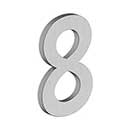 Deltana [RNB-8U32D] Stainless Steel House Number - B Series - #8 - Brushed Finish - 4" L