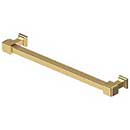 Deltana [MP70CR003] Solid Brass Cabinet Pull Handle - Manhattan Series - Oversized - Polished Brass (PVD) Finish - 7&quot; C/C - 7 13/16&quot; L