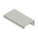 Deltana [MP21516U15] Aluminum Cabinet Edge Pull - Modern Angle Series - Brushed Nickel Finish - 2 1/2&quot; C/C - 2 15/16&quot; L