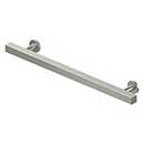 Deltana [POM70U15] Solid Brass Cabinet Pull Handle - Pommel Series - Oversized - Brushed Nickel Finish - 6&quot; C/C - 9&quot; L