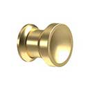 Deltana [CHAL10CR003] Solid Brass Cabinet Knob - Chalice Series - Polished Brass (PVD) Finish - 1&quot; Dia.