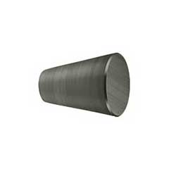 Deltana [KC20U15A] Solid Brass Cabinet Knob - Cone Series - Antique Nickel Finish - 3/4&quot; Dia.