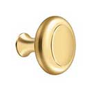 Deltana [KRB175CR003] Solid Brass Cabinet Knob - Round w/ Groove Series - Polished Brass (PVD) Finish - 1 3/4&quot; Dia.