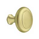Deltana [KRB175U3] Solid Brass Cabinet Knob - Round w/ Groove Series - Polished Brass Finish - 1 3/4&quot; Dia.