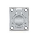 Deltana [FRP175U26D] Solid Brass Cabinet Flush Ring Pull - Brushed Chrome Finish - 1 3/8" W