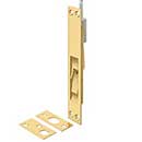 Deltana [18EFBCR003] Solid Brass Door Extension Flush Bolt - Polished Brass (PVD) Finish - 18" L