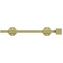 Deltana [12SBM3] Solid Brass Door Slide Bolt - Surface - Modern - Polished Brass Finish - 12&quot; L