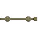 Deltana [12SBM5] Solid Brass Door Slide Bolt - Surface - Modern - Antique Brass Finish - 12" L