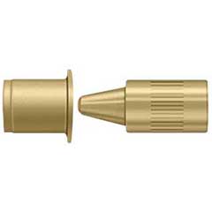 Deltana [44368US4] Steel Door Hinge Pin Stop - Door Mount - Brushed Brass Finish 