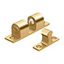 Deltana [BTC30CR003] Solid Brass Door Tension Catch - Surface Mount - Polished Brass (PVD) Finish - 3" L