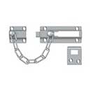 Deltana [CDG35U26D] Solid Brass Door Chain Guard - Doorbolt - Brushed Chrome Finish - 7&quot; L