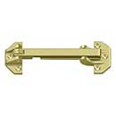Deltana [DGSB675U3] Solid Brass Door Guard - Slotted - Polished Brass Finish - 6 3/4&quot; L