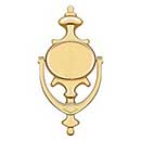 Deltana [DK854CR003] Solid Brass Door Knocker - Imperial - Polished Brass (PVD) Finish - 8 1/2&quot; H
