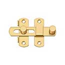 Deltana [DL35CR003] Solid Brass Door Latch - Polished Brass (PVD) Finish - 3 1/2&quot; L