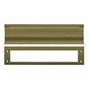Deltana [MS0030U5] Solid Brass Door Mail Slot - Heavy Duty - Antique Brass Finish - 13&quot; L