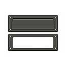 Deltana [MS626U10B] Solid Brass Door Mail Slot - Interior Frame - Oil Rubbed Bronze Finish - 8 7/8&quot; L