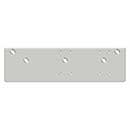 Deltana [DP4041S-AL] Steel Door Closer Drop Plate - Standard Arm - DC40 - Aluminum Finish - 13&quot; L