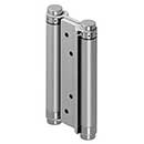 Deltana [DASHS6U32D] Stainless Steel Double Action Saloon Door Spring Hinge - Brushed Finish - 6" H x 2 1/2" W