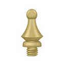 Deltana [DSWT4] Solid Brass Door Butt Hinge Finial - Windsor - Brushed Brass Finish - 1/2&quot; Dia.