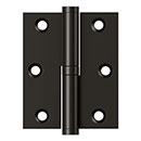 Deltana [DSBLO3025U10B-RH] Solid Brass Door Lift Off Hinge - Right Hand - Oil Rubbed Bronze Finish  - 3&quot; H x 2 1/2&quot; W