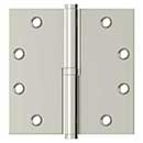 Deltana [DSBLO4514-LH] Solid Brass Door Lift Off Hinge - Left Hand - Polished Nickel Finish  - 4 1/2&quot; H x 4 1/2&quot; W