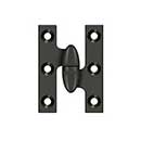 Deltana [OK2015U10B-R] Solid Brass Door Olive Knuckle Hinge - Right Handed - Oil Rubbed Bronze Finish - 2" H x 1 1/2" W