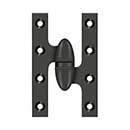 Deltana [OK5032B10B-R] Solid Brass Door Olive Knuckle Hinge - Right Handed - Oil Rubbed Bronze Finish - 5" H x 3 1/4" W