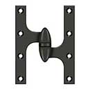 Deltana [OK6045B10B-R] Solid Brass Door Olive Knuckle Hinge - Right Handed - Oil Rubbed Bronze Finish - 6" H x 4 1/2" W