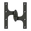 Deltana [OK6050B10B-R] Solid Brass Door Olive Knuckle Hinge - Right Handed - Oil Rubbed Bronze Finish - 6" H x 5" W