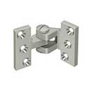 Deltana [SBIH2510U15] Solid Brass Door Pivot Hinge - Intermediate - Brushed Nickel Finish - Pair - 2 1/2&quot; L