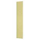 Deltana [PPH3520U3] Solid Brass Door Push Plate - Pre-Drilled 10&quot; C/C Holes - Polished Brass Finish - 3 1/2&quot; W x 20&quot; L