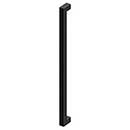 Deltana [SSP3615U19] Stainless Steel Single Side Door Pull Handle - Contemporary Square - Paint Black Finish - 36&quot; C/C - 37 1/2&quot; L