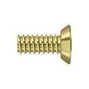 Deltana [SCMS1005U3] Steel Machine Screw - #10 x 1/2&quot; - Flat Head - Phillips - Polished Brass Finish