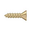 Deltana [SCWS1075U4] Steel Wood Screw - #10 x 3/4" - Flat Head - Phillips - Brushed Brass Finish
