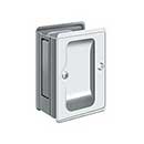 Deltana [SDPA325U26] Solid Brass Pocket Door Passage Set - Adjustable - Polished Chrome - 3 1/4" L