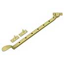Deltana [CSA13U3] Solid Brass Window Casement Stay Adjuster - Colonial - Polished Brass Finish - 13&quot; L