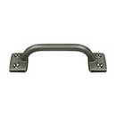 Deltana [WP026U15A] Solid Brass Window Sash Pull - Utility - Antique Nickel Finish - 4&quot; L