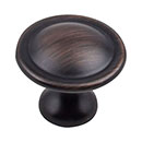 Elements [647DBAC] Die Cast Zinc Cabinet Knob - Watervale Series - Brushed Oil Rubbed Bronze Finish - 1 1/8&quot; Dia.