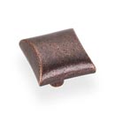 Elements [525DMAC] Die Cast Zinc Cabinet Knob - Glendale Series - Distressed Oil Rubbed Bronze Finish - 1 1/8" Sq.