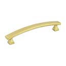 Elements [449-128BG] Die Cast Zinc Cabinet Pull Handle - Hadly Series - Oversized - Brushed Gold Finish - 128mm C/C - 6 1/16&quot; L
