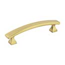 Elements [449-96BG] Die Cast Zinc Cabinet Pull Handle - Hadly Series - Standard Size - Brushed Gold Finish - 96mm C/C - 4 3/4&quot; L