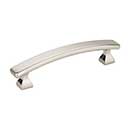 Elements [449-96SN] Die Cast Zinc Cabinet Pull Handle - Hadly Series - Standard Size - Satin Nickel Finish - 96mm C/C - 4 3/4&quot; L