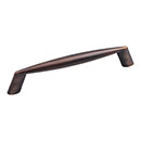 Elements [988-128DBAC] Die Cast Zinc Cabinet Pull Handle - Zachary Series - Oversized - Brushed Oil Rubbed Bronze Finish - 128mm C/C - 5 3/4" L