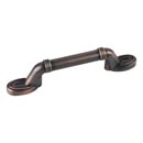 Elements [110-3DBAC] Die Cast Zinc Cabinet Pull Handle - Vienna Series - Standard Size - Brushed Oil Rubbed Bronze Finish - 3" C/C - 5 1/2" L