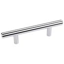 Elements [136PC] Plated Steel Cabinet Bar Pull Handle - Naples Series - Standard Size - Polished Chrome Finish - 3" C/C - 5 3/8" L