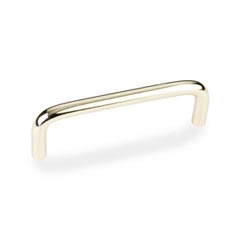 Elements [S271-3.5PB] Steel Cabinet Pull Handle - Torino Series - Standard Size - Polished Brass Finish - 3 1/2&quot; C/C - 3 13/16&quot; L